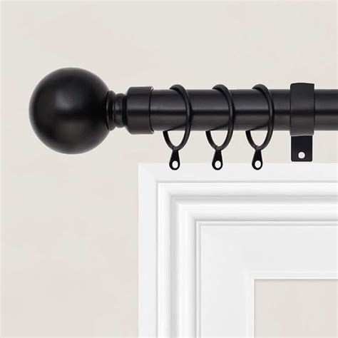 Amazon.co.uk: Extendable Black Curtain Pole