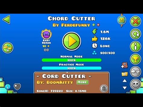 Chord Cutter Easy Demon Geometry Dash 2 2 Alejo15 YouTube