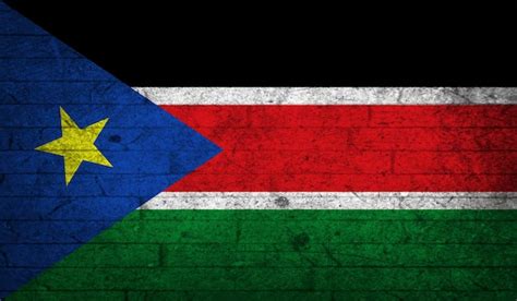 Premium Photo South Sudan Flag Grunge Brick Wall Texture National