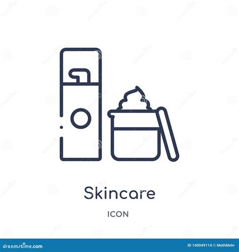 Linear Skincare Icon From Beauty Outline Collection Thin Line Skincare