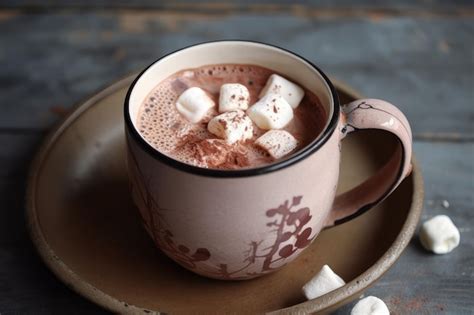 Premium AI Image Hot Chocolate And Cocoa Mug Filled With Creamy Indulgent Hot Chocolate