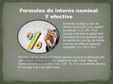 Tasa De Interes Nominal Y Efectiva