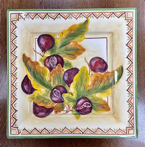 Figs figo Large Square Serving Platter - Etsy