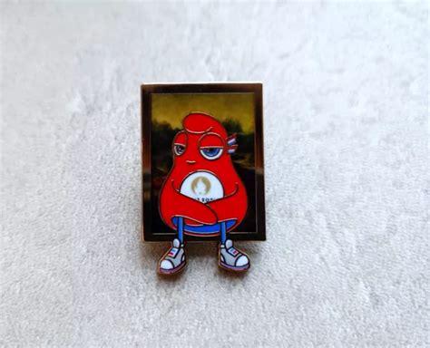 Pin S Jo Paris Jeux Olympiques Mascotte Phryge Mona Lisa La