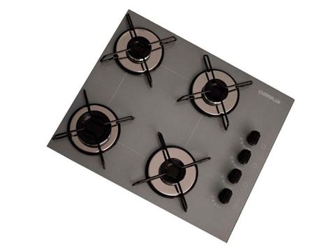 Fogão Cooktop 4 bocas Chamalux 110V 220V Bivolt Ultra Chama Preto