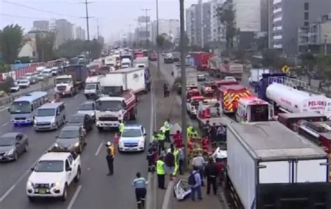 Surco Accidente En La Panamericana Sur Deja Un Herido Y Genera