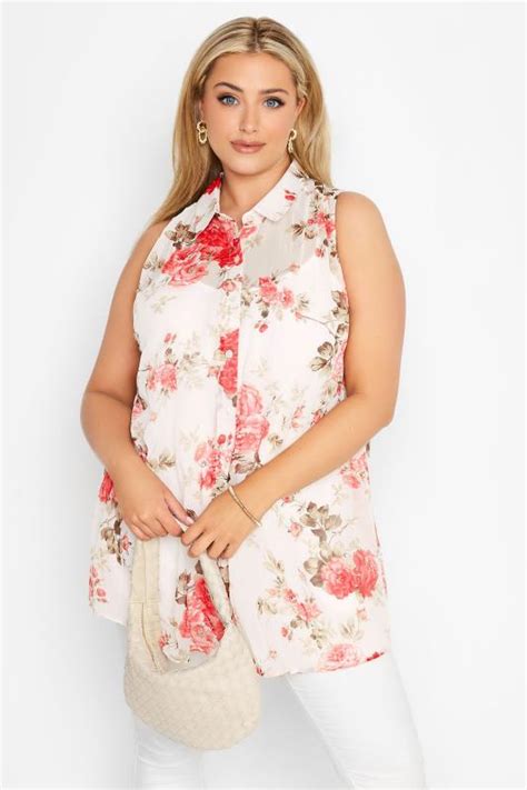 Yours Curve Plus Size White Short Sleeve Top Yours Clothing