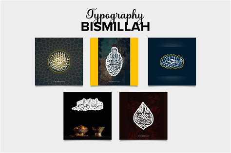 Bismillah Calligraphy Design Template Graphic by CreaSpark · Creative ...