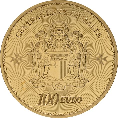 Euro Malteser Kreuz Oz Stgl Malta Gold