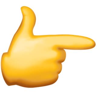 Nach Rechts Weisender Zeigefinger Emoji On Facebook