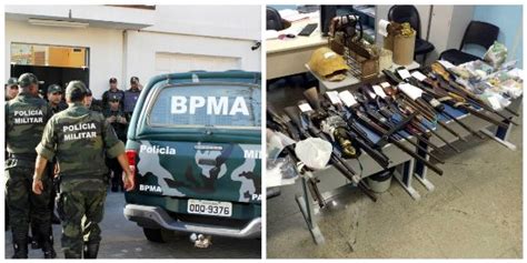 Pmes Opera O Caipora Apreende Armas De Fogo E Quase