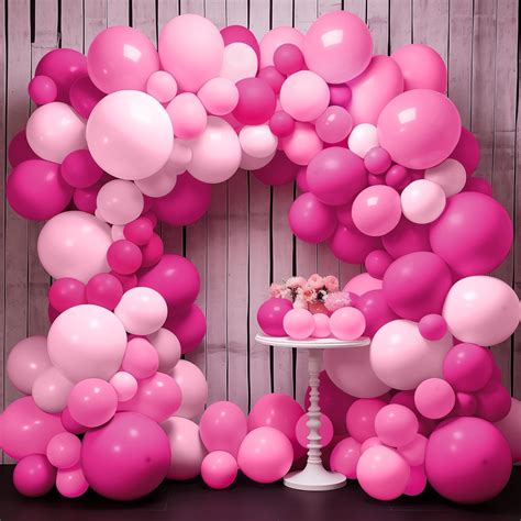 Amazon KatchOn Pink Balloon Arch Kit 18 Inch Huge Pack Of 186