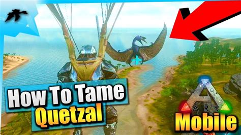 Ark Mobile How To Tame A Quetzal Solo Ios Android Total Beginner S