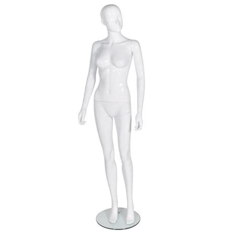 Yorkshire Displays Ltd Female Gloss White Abstract Egg Head Mannequin 314