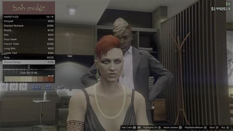 Gta V Online All Female Hairstyles Youtube