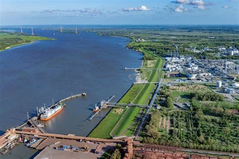 Stade Aus Der Vogelperspektive Hafengel Nde Stader Seehafen Aos