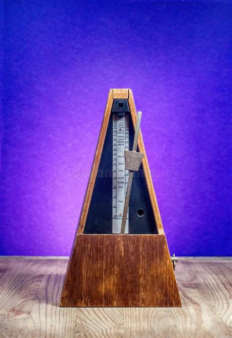 Classic Wooden Music Metronome Stock Photo Image Of History Counting