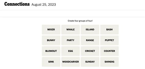 ‘Connections’ Hints and Answers for NYT's Word-Grouping Game on Friday ...