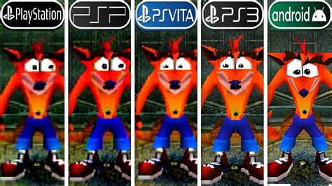 Crash Bandicoot 2 Cortex Strikes Back Ps1 Vs Psp Vs Vita Vs Ps3 Vs