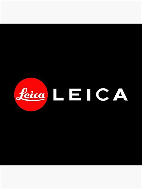 "LEICA-LOGO" Poster for Sale by ArthurWood710 | Redbubble