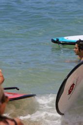 Vanessa Hudgens In A White Bikini At A Beach In Hawaii June 2014