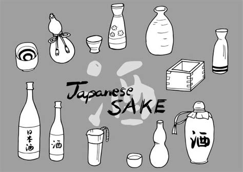 Japanese Sake Bottle Illustrations Royalty Free Vector Graphics And Clip Art Istock