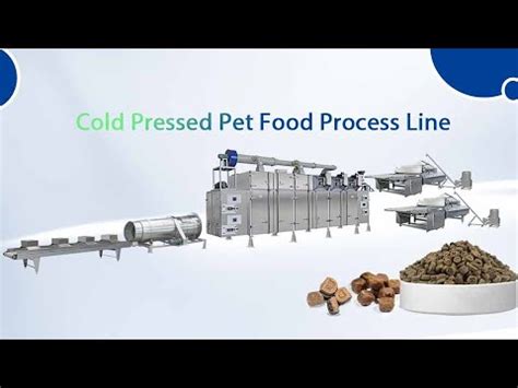 Cold Pressed Pet Food Production Line Cold Pressed Baking Formed Pet