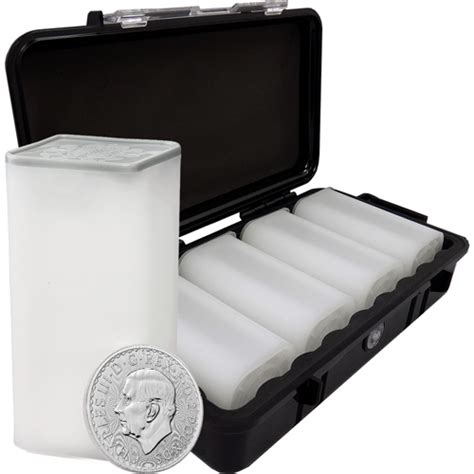 2024 UK Britannia 1oz Silver Coin Mini Box Of 100 Coins 1oz Silver