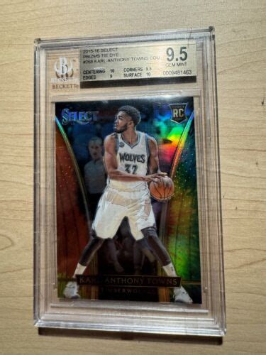 Select Tie Dye Prizm Karl Anthony Towns Courtside Bgs