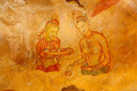 Premium Photo | Sigiriya frescoes