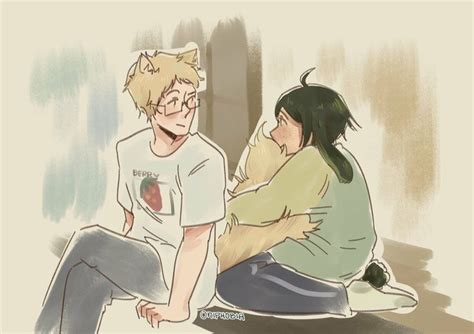 Pin De Prettyboyweeb Em Tsukki And Yama Anime Fanarts Anime Haikyuu