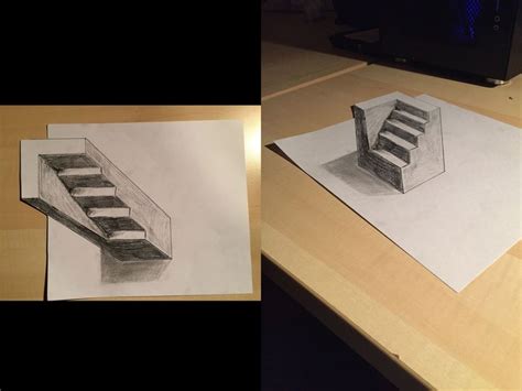 3D cube with stairs