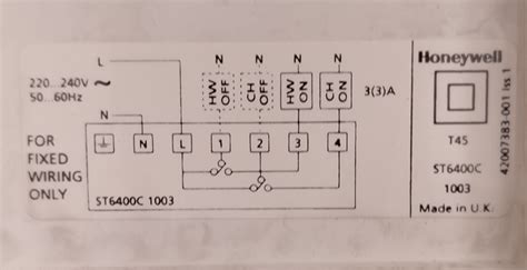 Honeywell St6400c Wiring Diagram Schema Digital