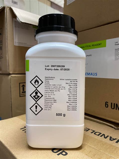 Ammonium persulfate 98 AR grade 500 กรม ขวด ยหอ KemAus