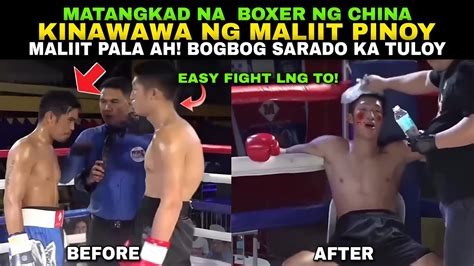 Pinili Nya Ang Maliit Na Pinoy Kasi Easy Fight Lang Daw Yun Pala