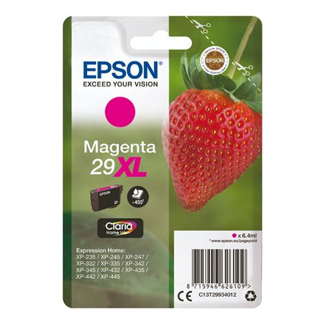 Buy Genuine Epson Expression Home Xp High Capacity Magenta Ink