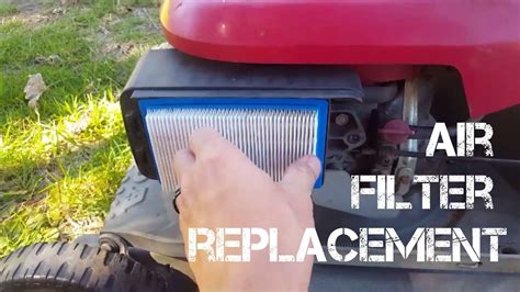 How To Replace An Air Filter On A Lawn Mower Youtube