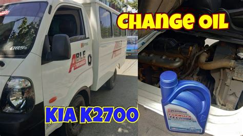 Change Oil Kia K2700 How To Install Oil Filter Properly Julz Garage