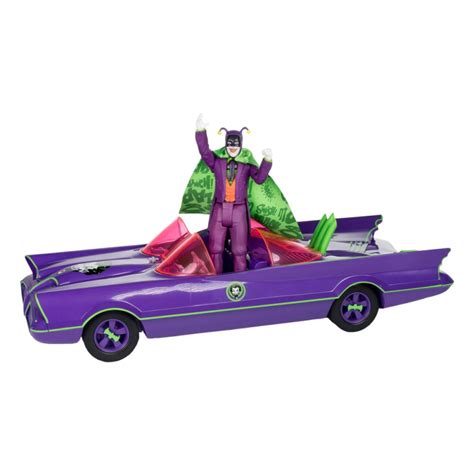 Actionfigure DC Retro Figure Batman 66 Batmobil With Joker Gol