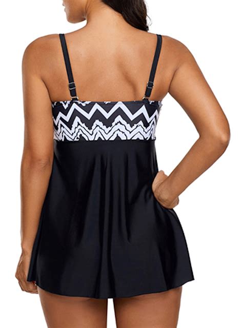 Swimwear Dress For Women Two Piece Swimsuit For Plus Size Ladies