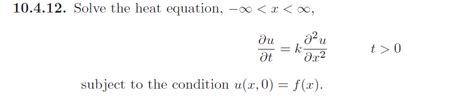 Solved This Is From Applied Partial Differential Equations