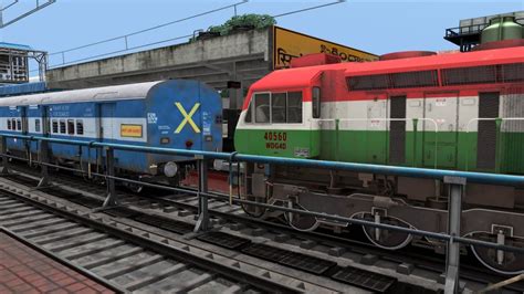 Icf Blue Coaches Coupling With Shunting Wdm D And Wdg D I Bumpy