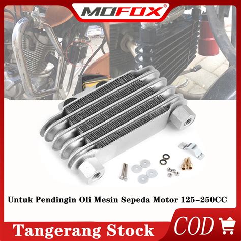 Jual Stok LokalMOFOX Pengganti Radiator Pendingin Oli Mesin 5 Baris