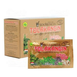 Tolak Angin Cair Sugar Free Ml Box Isi Sachet