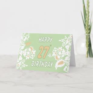 27th Birthday Cards | Zazzle CA