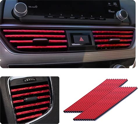 Amazon Ziciner Pcs Car Air Conditioner Decoration Strip