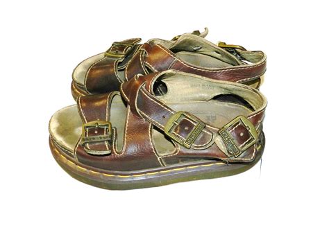 Vintage 90s Leather Dr Martens Sandals Uk5 Us6