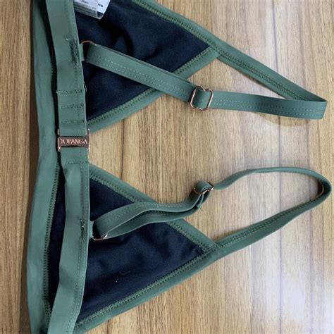 Green Triangle Bikini Topanga Size 8 But Is On The Depop