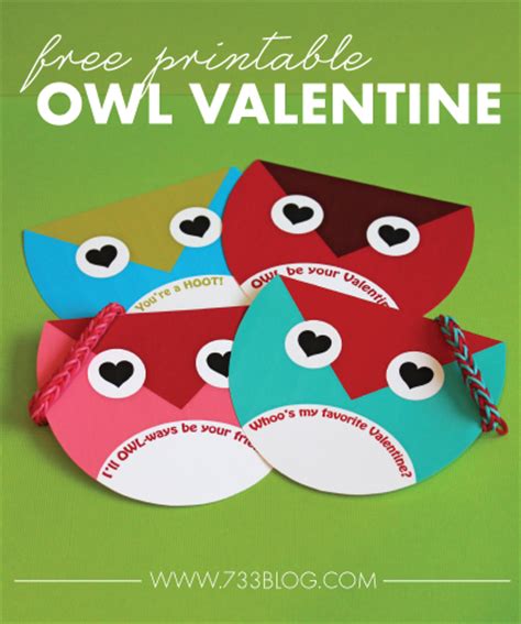 Owl Always Be Your Valentine Free Printable Owl Valentines