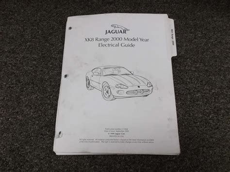 2000 Jaguar Xk8 And Xkr Electrical Wiring Circuit Diagrams Manual Diy Repair Manuals